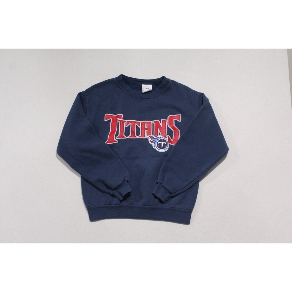 NFL Tennessee Titans Sweater Kids‎ 14/16 Blue Good Vintage Crewneck Pullover